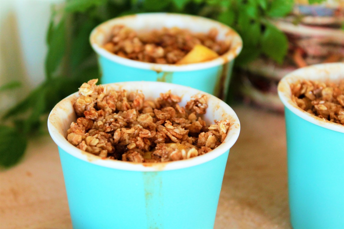 Knusper Muffins Apfel Crumbel Streusel - www.candbwithandrea.com - Rezept