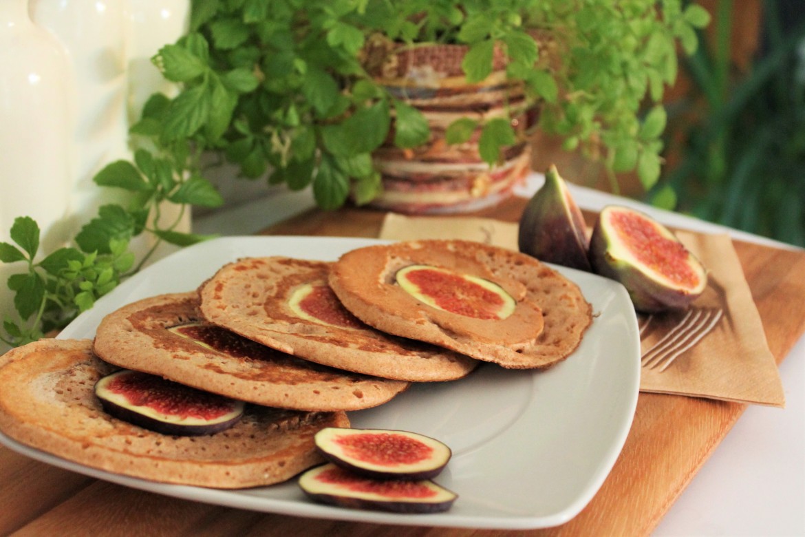 Feigen Pancakes - www.candbwithandrea.com - Rezept