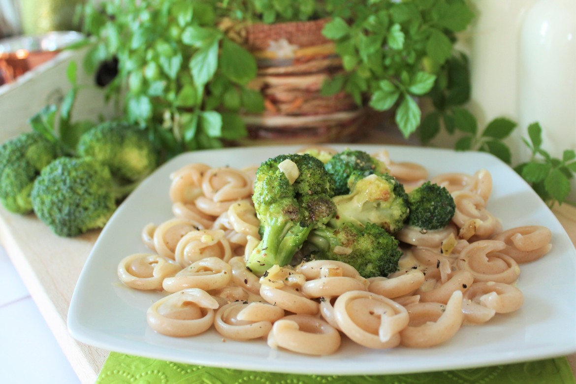 Volanti Nudeln Brokkoli - www.candbwithandrea.com - Rezept