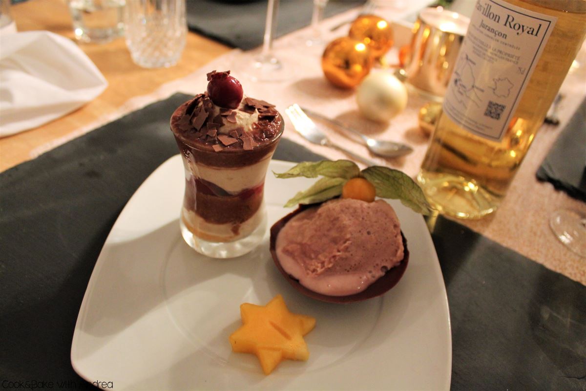 Lebkuchenschichtdessert an Glühweineis - C&amp;B with Andrea