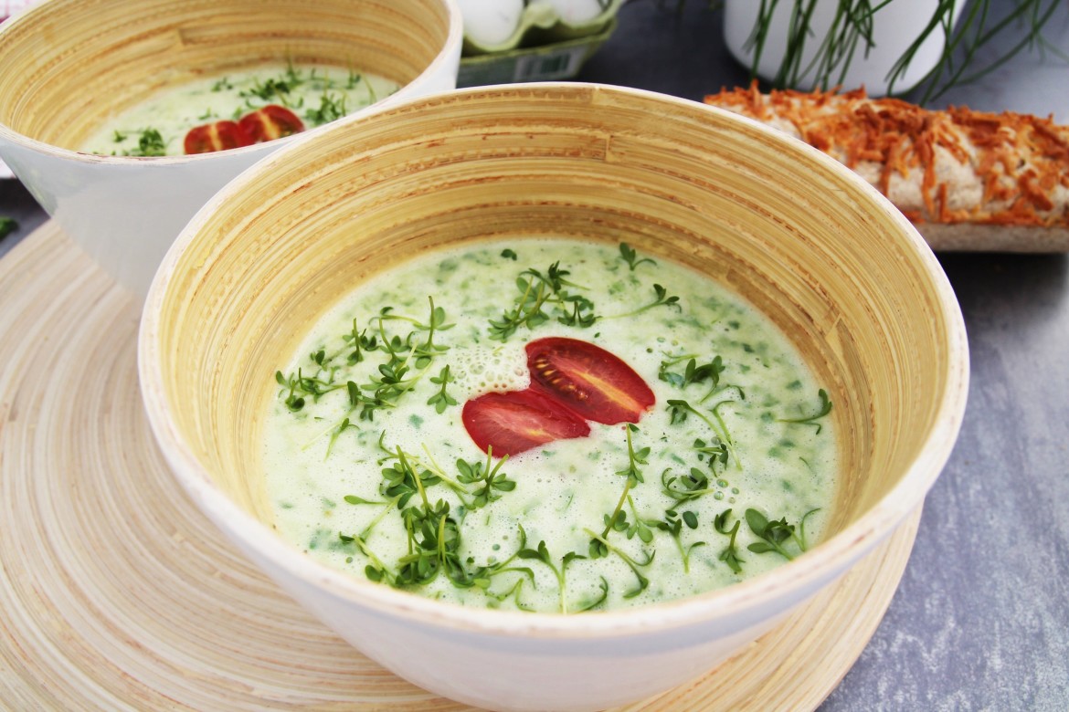 Rucolasuppe mit Kresse – Suppe – Frühling – www.candbwithandrea.com – Rezept 4-min Rucolasuppe mit Kresse - Suppe - Frühling - www.candbwithandrea.com - Rezept