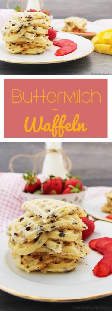 C&B with Andrea - Buttermilch-Waffeln Rezept - www.candbwithandrea.com - Frühstück - Collage