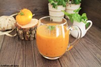 Orange geröstete Tomatensuppe
