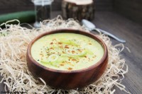 Zucchini-Curry-Suppe mit Lauch