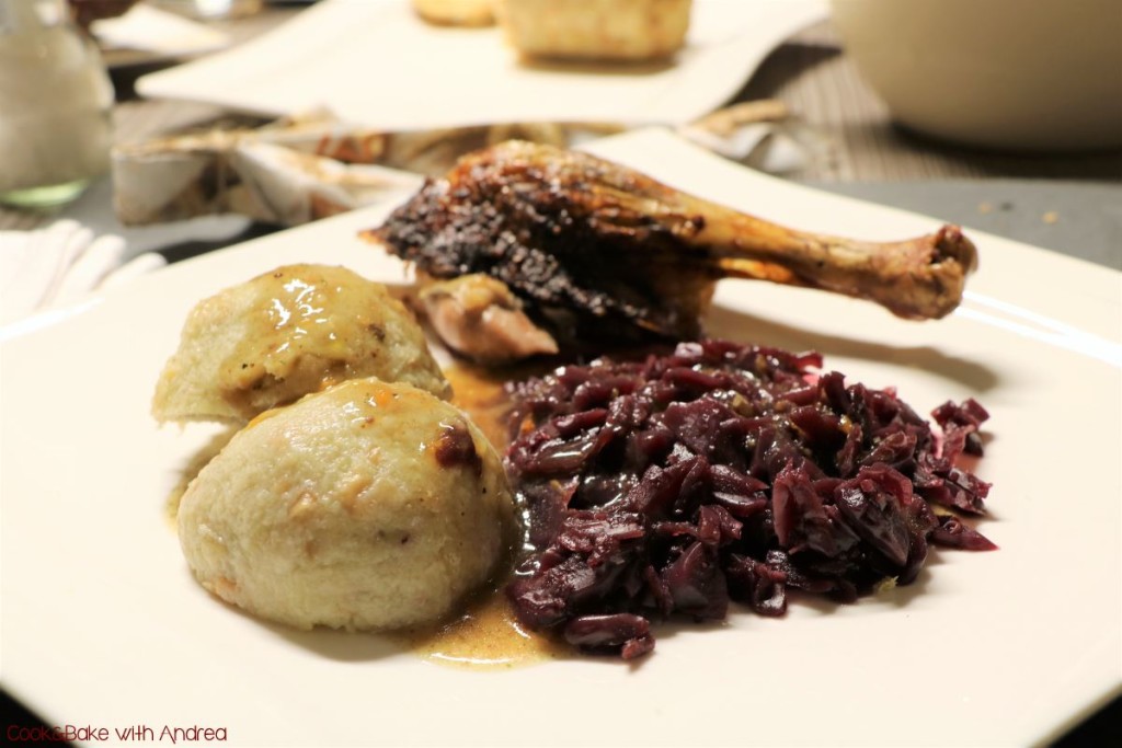 Ente mit Rotkohl und Klößen - C&amp;B with Andrea