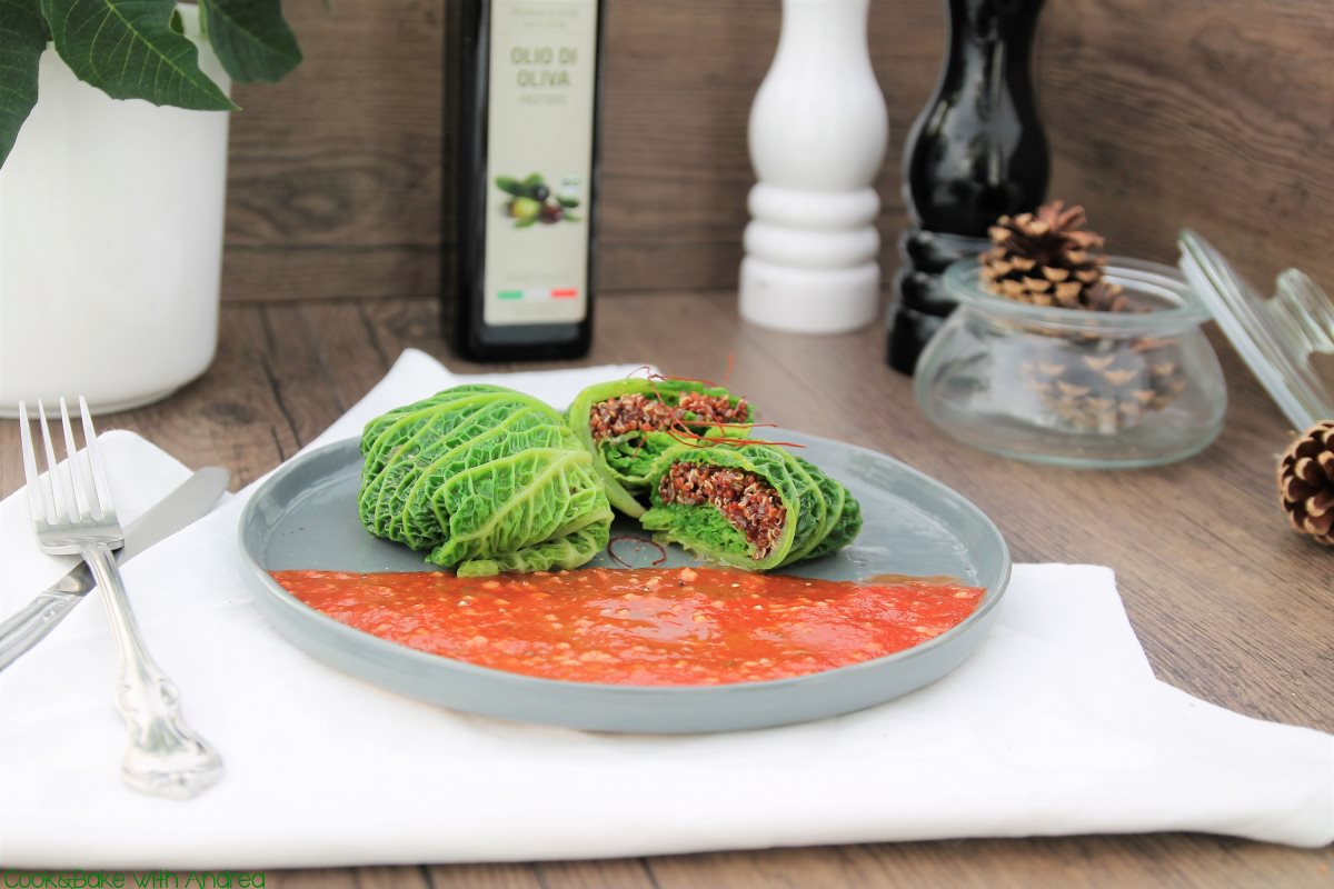Wirsingroulade mit Quinoa - C&amp;B with Andrea