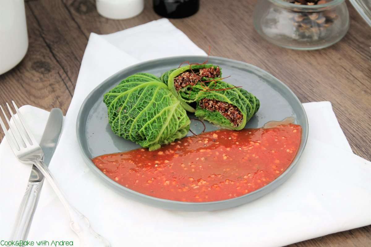 Wirsingroulade mit Quinoa - C&amp;B with Andrea