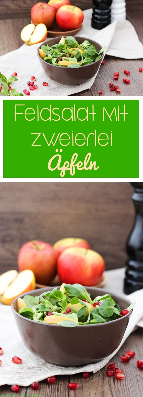 Feldsalat mit zweierlei Äpfeln - C&amp;B with Andrea