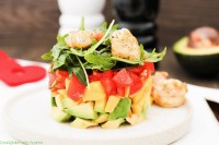 Mango-Avocado-Salat mit Garnelen