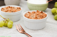 Birnen-Walnuss-Auflauf mit Streusel