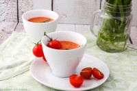 Bärlauch-Tomatensuppe