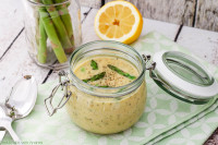 Cremige Spargelsuppe mit Kräutern