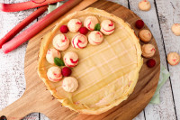 Rhabarbertarte mit Curd-Quarkfüllung