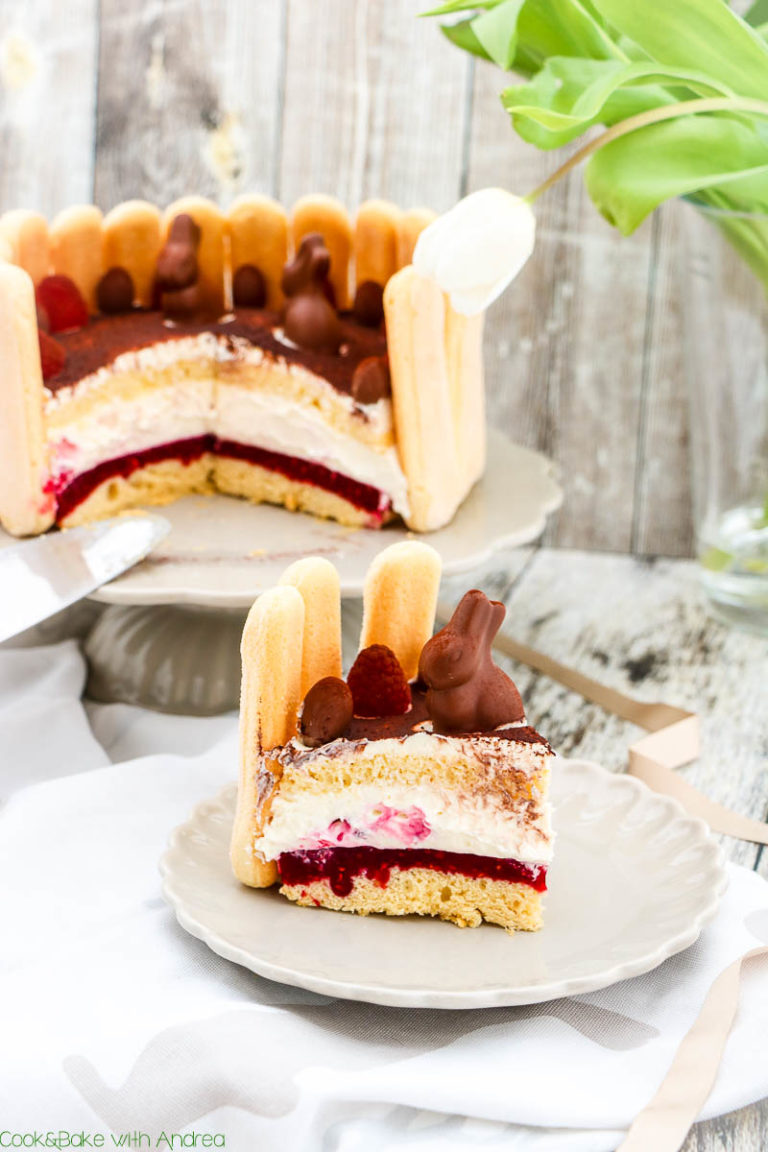 Himbeer-Sahne-Torte zu Ostern - C&amp;B with Andrea