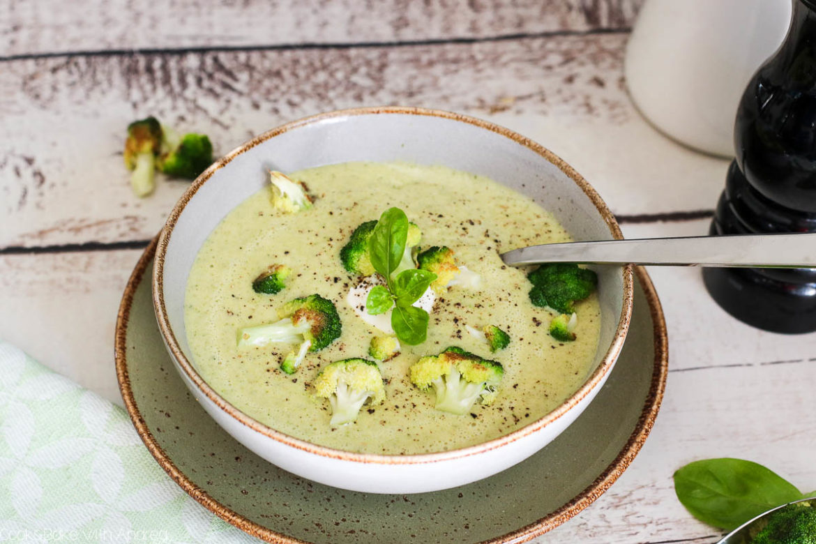 Cremige Brokkolisuppe mit Frischkäse - C&amp;B with Andrea