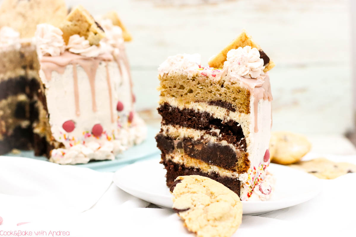 Geburtstagstorte mit Keksteig – Cookie-Dough-Cake + Gewinnspiel