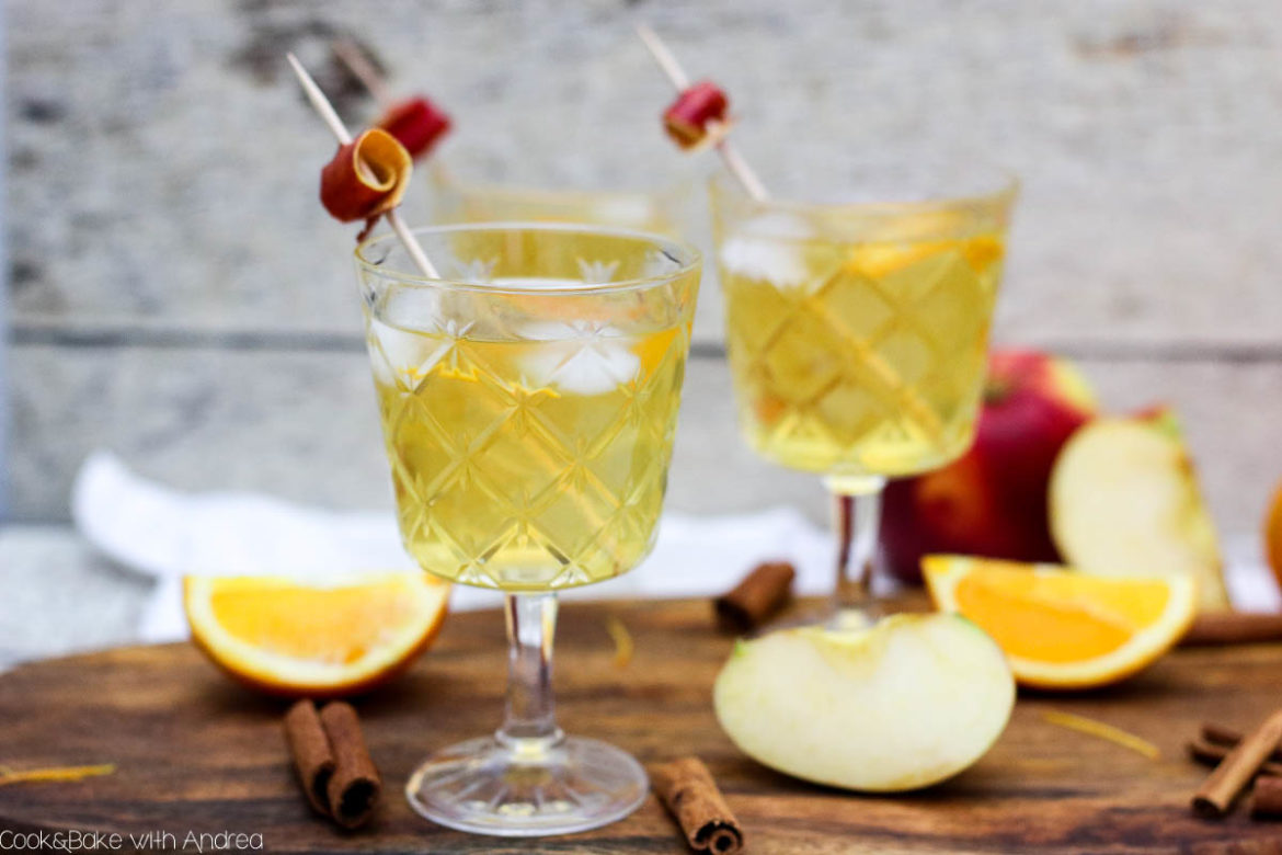Winterlicher Apfel-Zimt-Cocktail mit Sinalco - C&amp;B with Andrea