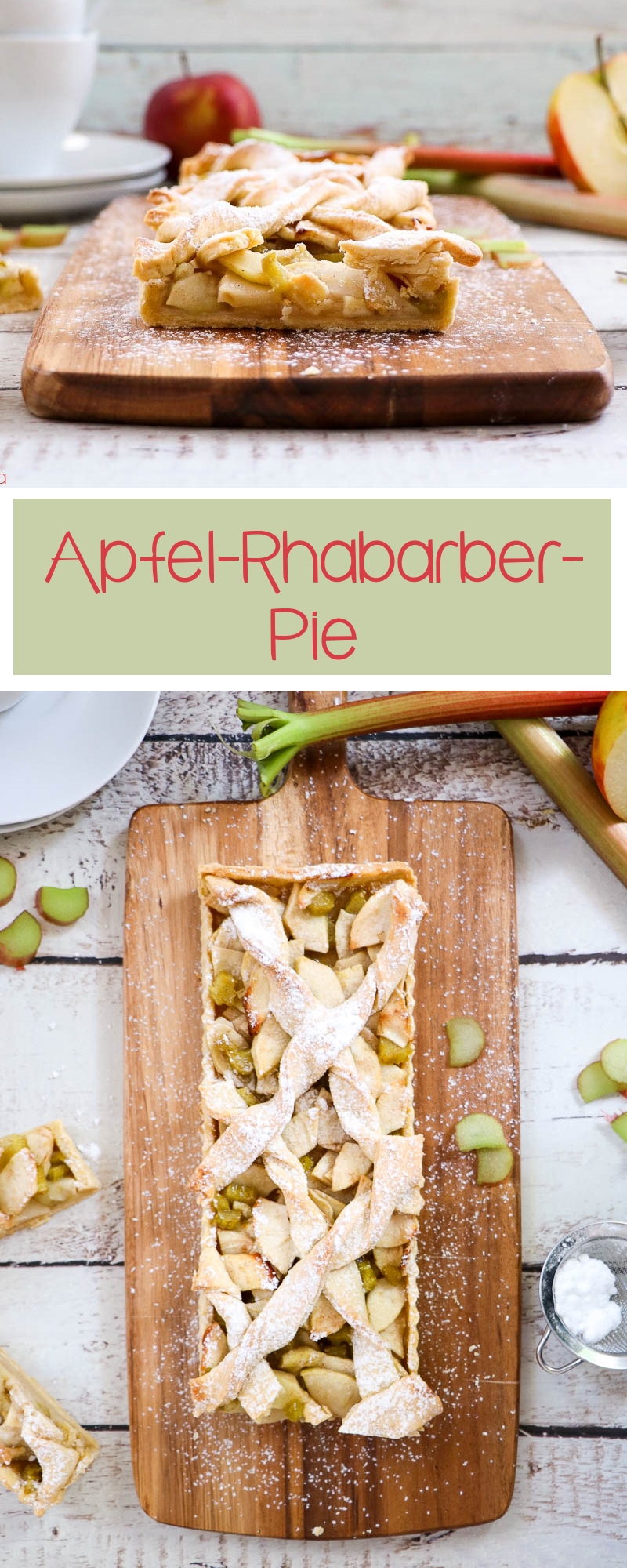 Rhabarber kündigt den Frühlingsbeginn an. Deswegen braucht es viele tolle Rezeptideen wie diesen Apfel-Rhabarber-Pie, damit ich in Frühlingsstimmung komme. Geht´s euch genau so? Dann schaut am besten auf den Blog von Cook and Bake with Andrea für mehr Inspiration.
