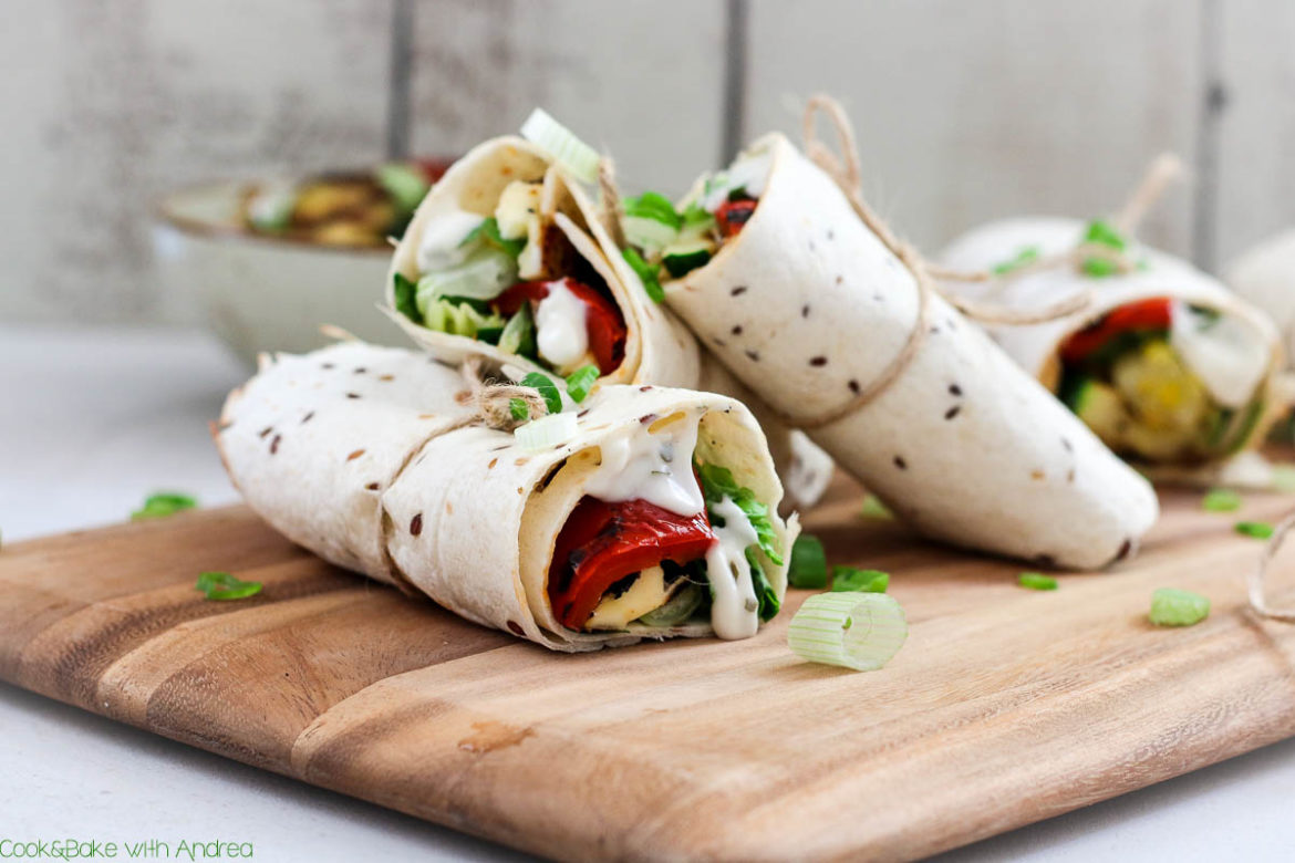Vegetarische Wraps mit Grillgemüse C&B with Andrea