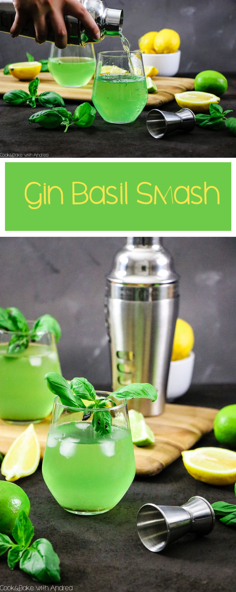 Balsamico im Salat kennt jeder, aber habt ihr damit schon mal experimentiert? Ich schon und habe mit leckerer Balsamicocreme von Byodo* einen gruseligen Gin Basil Smash gezaubert! Das simple Rezept gibt´s bei Cook and Bake with Andrea.