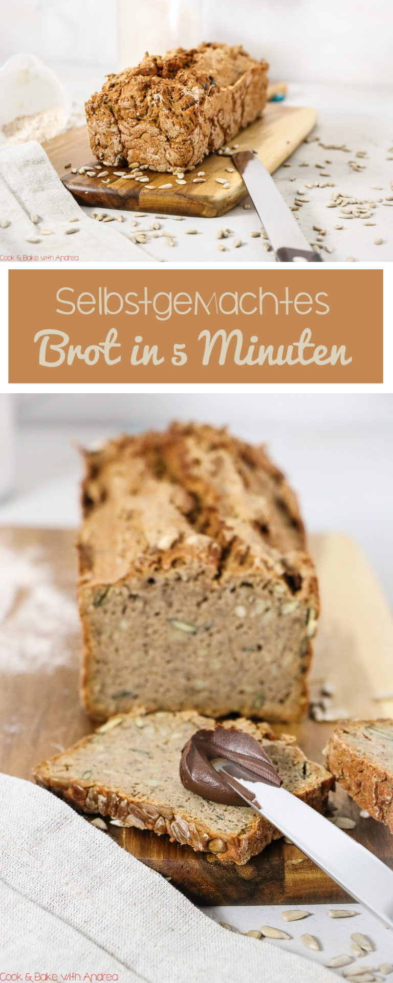 Selbstgemachtes Brot in 5 Minuten - C&amp;B with Andrea